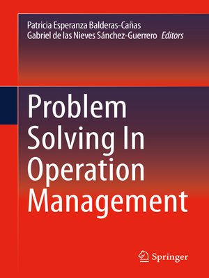 cover image of Problem Solving In Operation Management
